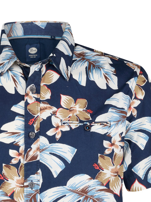 Petrol Short Sleeve Shirt M1050-SIS418